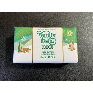 NEW Bath & Body Works Vanilla Bean Noel Shea Butter Cleansing Bar 5oz Soap